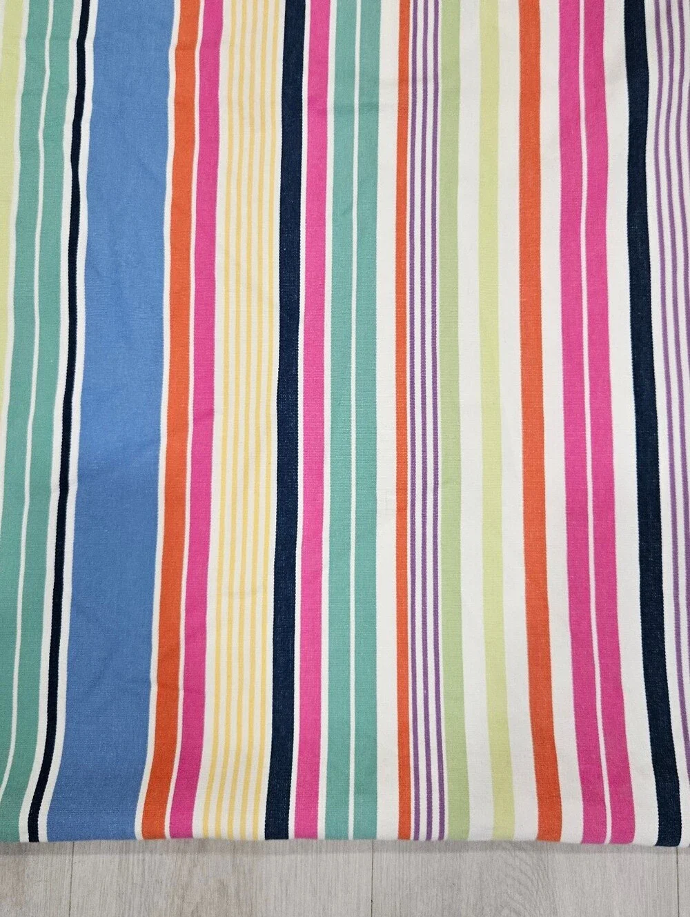 Pottery Barn Teen Saylor Stripe TWIN DUVET Thick Organic Cotton Multicolor DORM